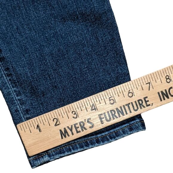 NEW GAP true skinny mid rise medium indigo stretch women's size 35/ 20R - Picture 5 of 12